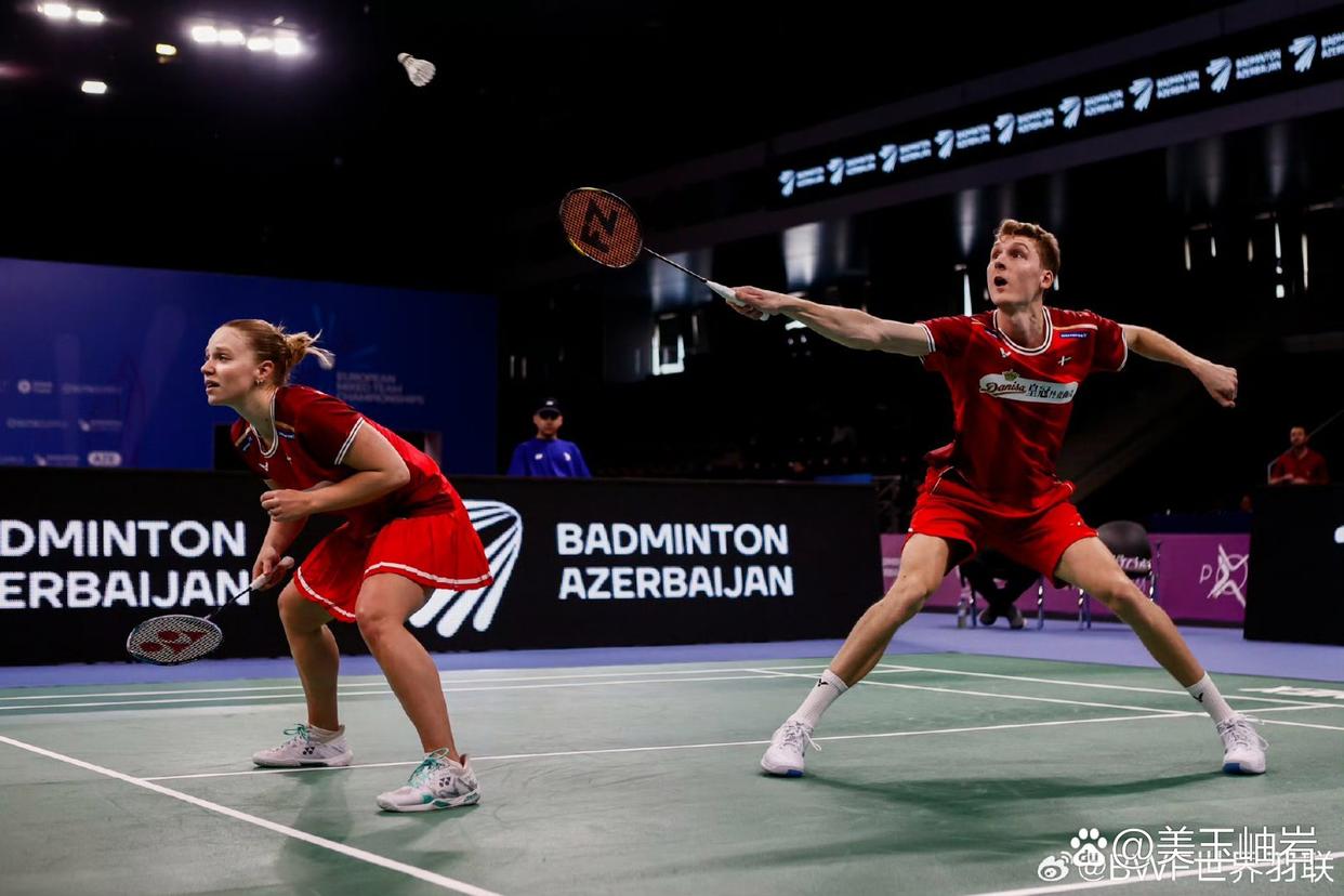 法国羽毛球队强势丹麦羽毛球队，安赛龙制霸全场